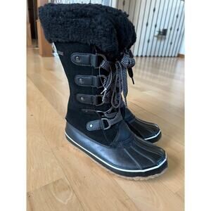 Bearpaw Black Snow Boots